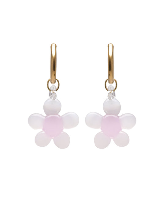 Cherry Blossom Hoops