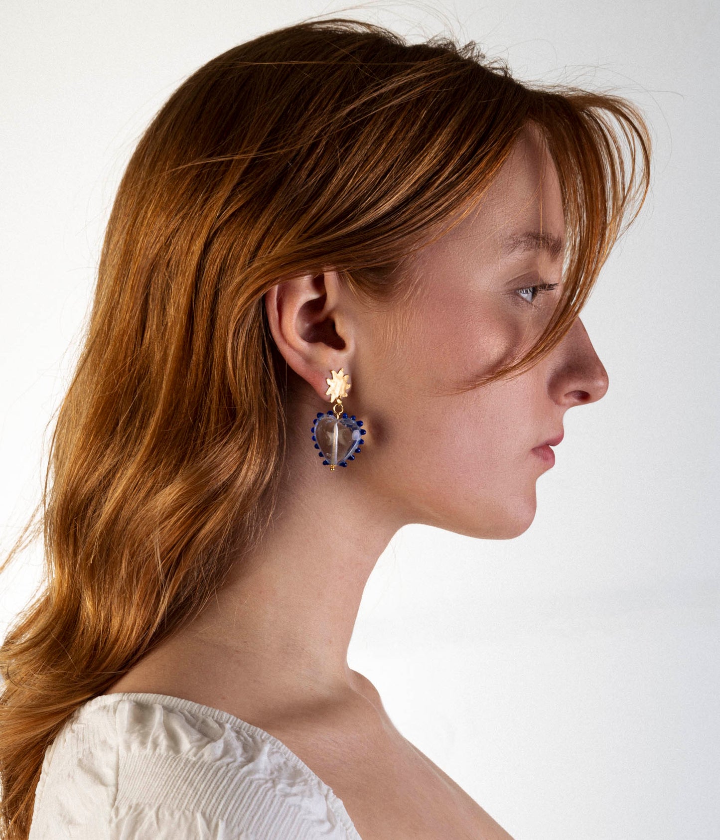 Antique Sun Stud Earrings