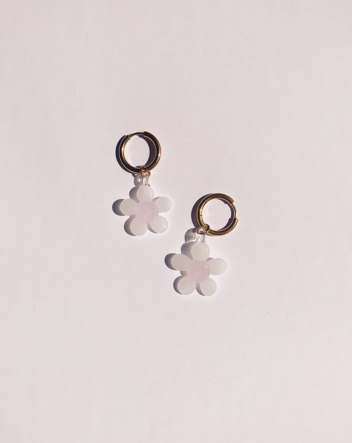 Cherry Blossom Hoops