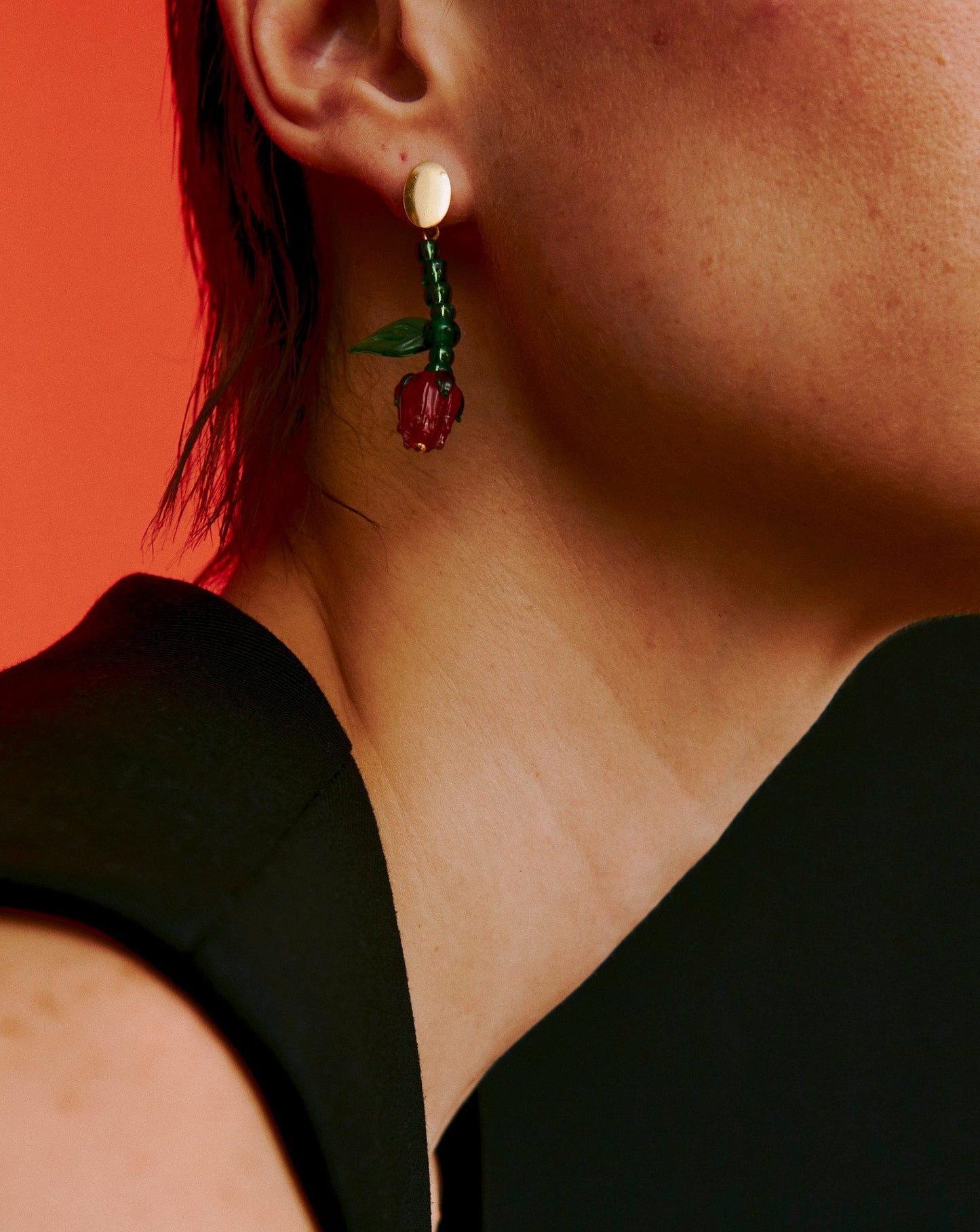 Rose Stud Earrings